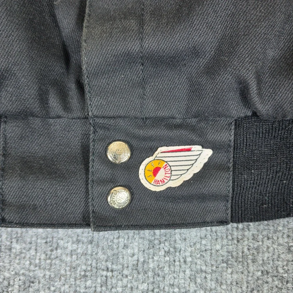 Vintage 1992 Jeff Hamilton x Looney Tunes Leather Varsity Jacket Mens Size XL